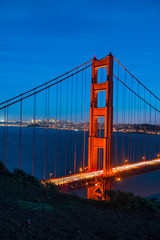 Golden Gate Bridge Twilight,San Francisco