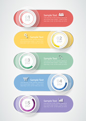 Design clean template Infographic. Vector illustration can be used for layout, report, diagram