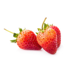 Strawberry on white background