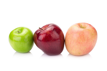 apple on a white background