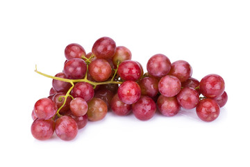 grapes isolated on over white background