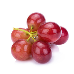 grapes isolated on over white background