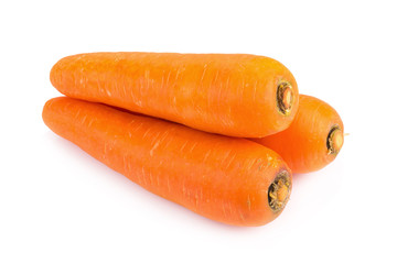 Carrot isolated on white