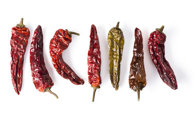 Dried Chili Peppers Lineup