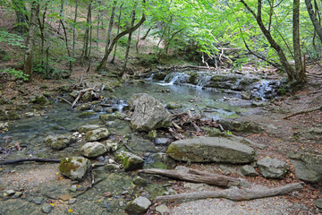 Ulu-Uzen river, republic Crimea