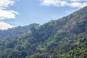 Naklejka premium mountain and blue sky