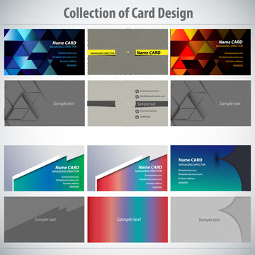 Collection of Card Design Template