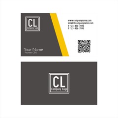 Business card template for elegant people