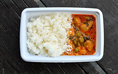 Lunch box , Thailand food