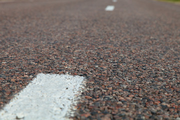 Fragment of asphalt road
