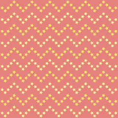 Pattern with stars vector