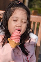 Child Eating Ice Cream