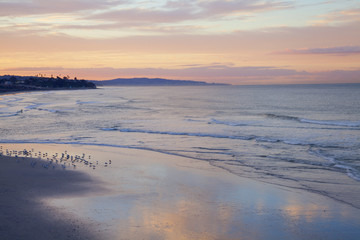 Sunrise at San Elijo Etate Beach, California