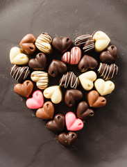 chocolate hearts