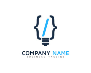 Code Idea Logo Design Template