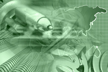 Naklejka premium Financial background