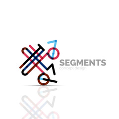 Arrow icon vector logo. Company branding element