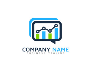 Internet Marketing Talk Logo Design Template