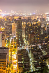 Fototapeta na wymiar Taipei, Taiwan skylines