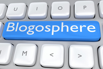Blogosphere concept