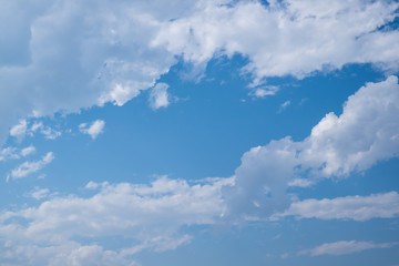 Beautiful colors on cloudscape for background