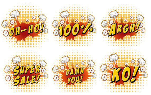 Wordings on cloud explosions