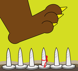 Protect yourself / When you are in danger, find a way to protect yourself.