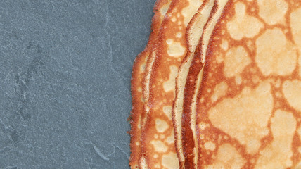 Cr&ecirc;pes sur ardoise