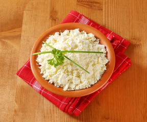 Crumbly Bryndza cheese
