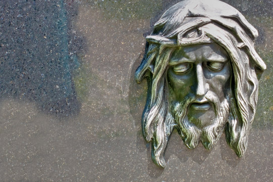 Jesus Christus, Kopf, Relief