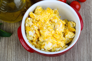 Scrambled eggs