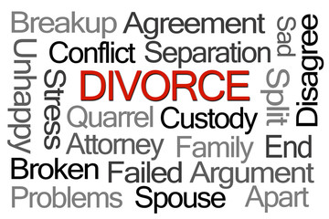Divorce Word Cloud