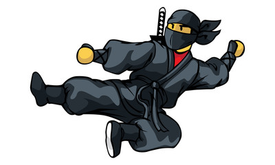 Ninja Jump Kick © gunawanteguh