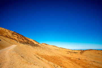 Volcanic landscape on Teide 