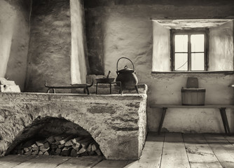 old kitchen