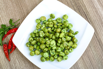 Wasabi peas