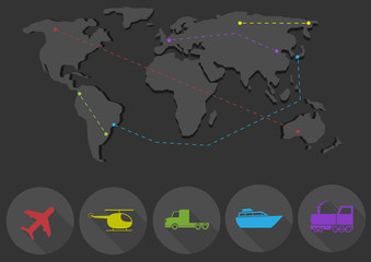 Transportation and delivery network