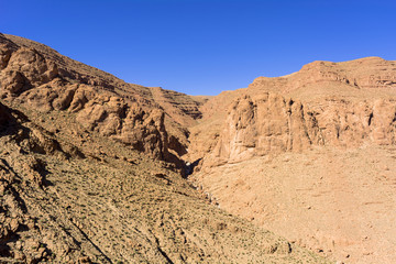 カスバ街道のトドラ峡谷