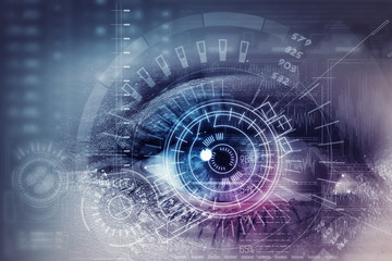 Female digital eye
