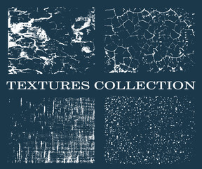 Abstract grunge textures. Grunge background. Vector template - easy to use.