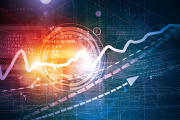 Digital connection background