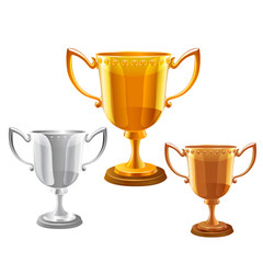 trophy vector set.