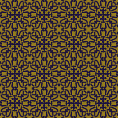 Elegant antique background image of round curve kaleidoscope line pattern.
