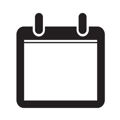 Calendar icon illustration sign design style