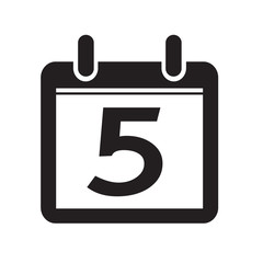 Date Calendar icon illustration sign design style