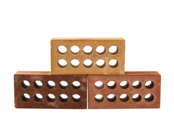 bricks isolated