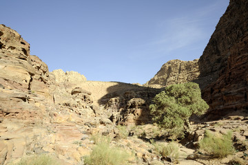 Fototapeta na wymiar Desert mountain landscape, Jordan
