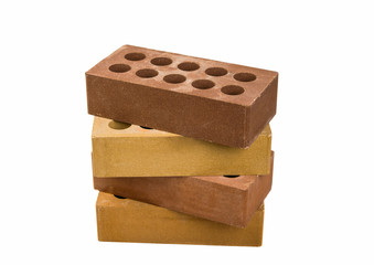 bricks isolated