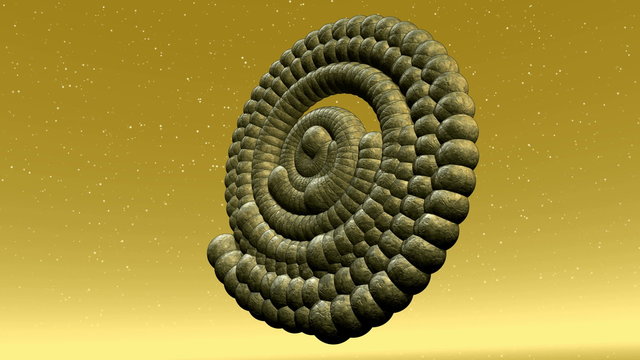 Animation of an alien Structure in 4K
