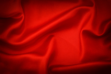 Naklejka na ściany i meble Red silk background
